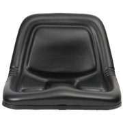 Bailey Replacement Seat: Deluxe High Back Steel Pan Seat - Black 690888